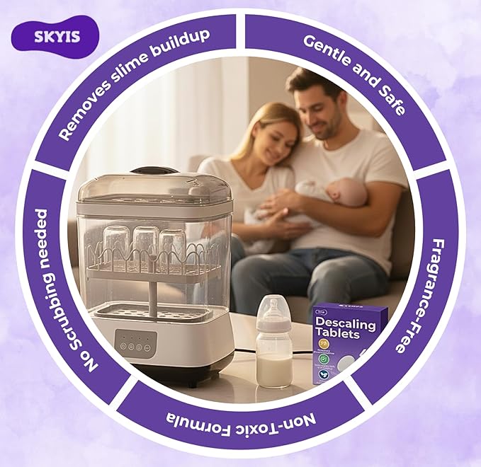 48 Descaling Tablets Baby Bottle Washer Cleaner Tablets Compatible - Image 7