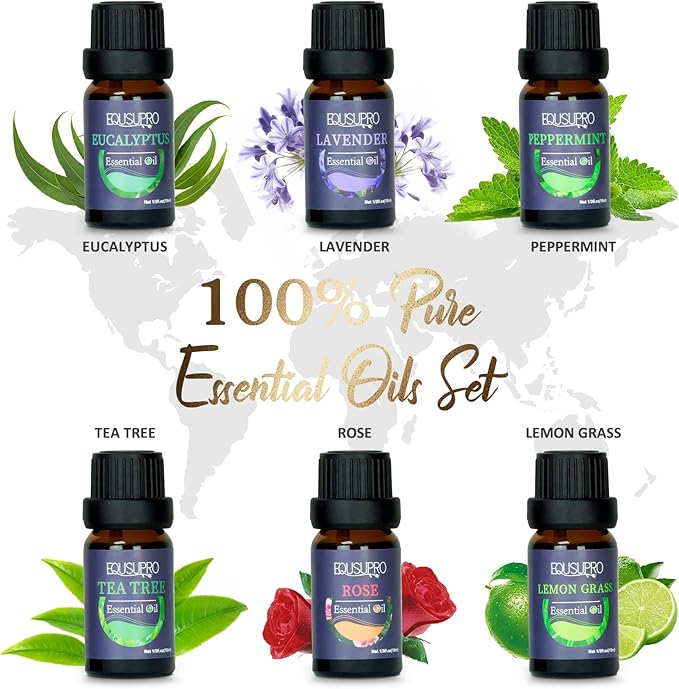 Oil Diffuser with Essential Oils Set – Aromatherapy Diffuser 150ml with 6 - Image 3