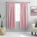 DONREN Pink Room Darkening Curtains by DONREN