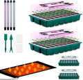 Seed Starter 4 Pack 160-Cell Tray by HUGBOW
