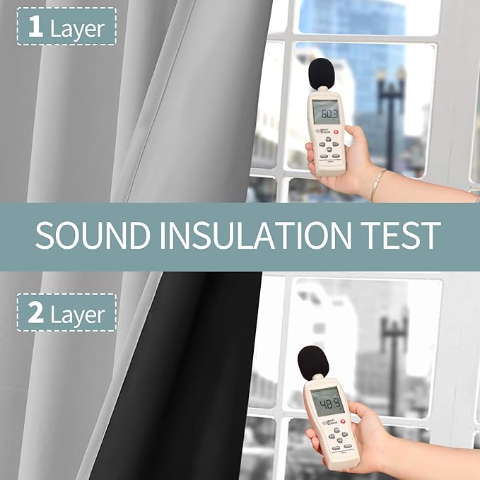 BGment Thermal Insulated 100% Blackout Curtains - Image 7