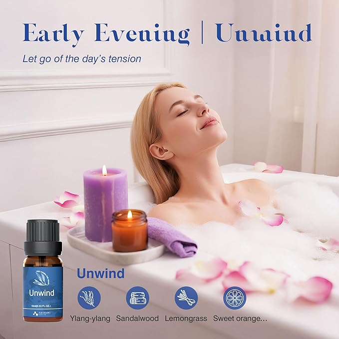ASAKUKI Essential Oils for Diffuser – 6 Mood Essential Oil Blends for Morning - Image 7