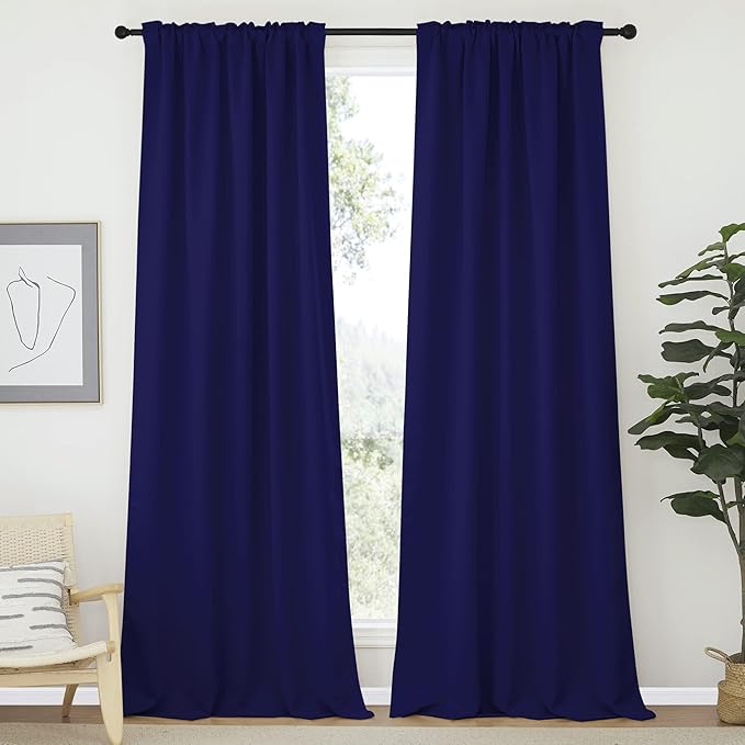 NICETOWN Bedroom Blackout Curtain Panels - Image 2