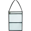 BOX USA Dual Pocket Job Ticket Holders, 9 x 12", Reusable Vinyl Dry Erase by BOXUSA