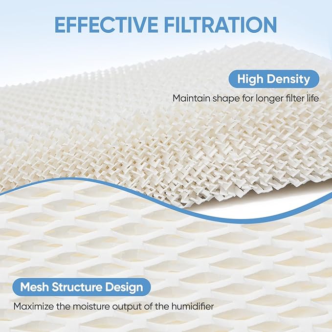 4 Pack MAF2 Humidifier Super Wick Wicking Filter Compatible - Image 3