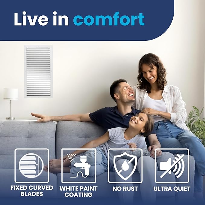 12x24 Inch Air Return Vent Cover Decorative – Premium Aluminum AC Vent Cover - Image 7