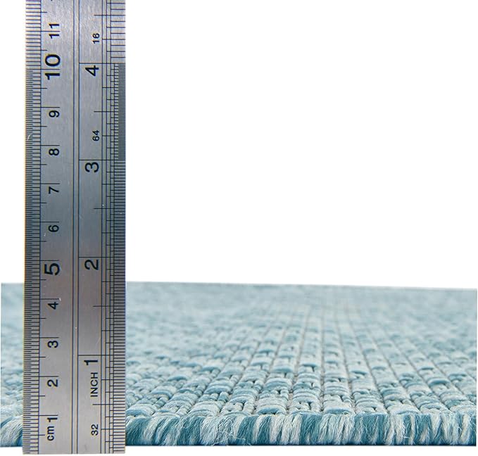 Unique Loom Collection Casual Transitional Solid Heathered Indoor/Outdoor - Image 7