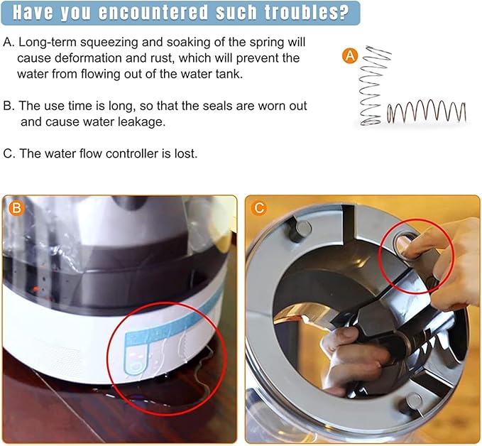 Humidifier Water Tank Plug Replacement Compatible - Image 5