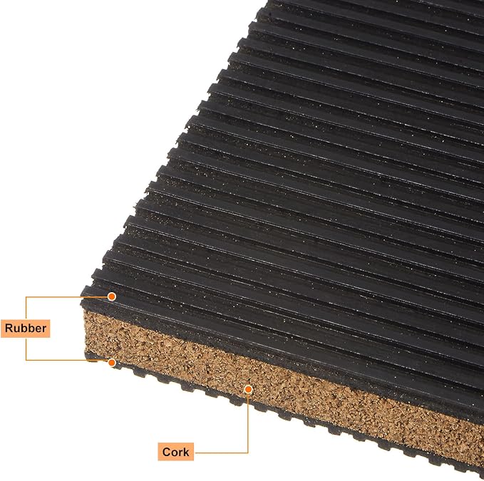 HARFINGTON 8pcs Rubber Anti Vibration Pads 3" x 3" x 7/8" Isolation Vibration - Image 4
