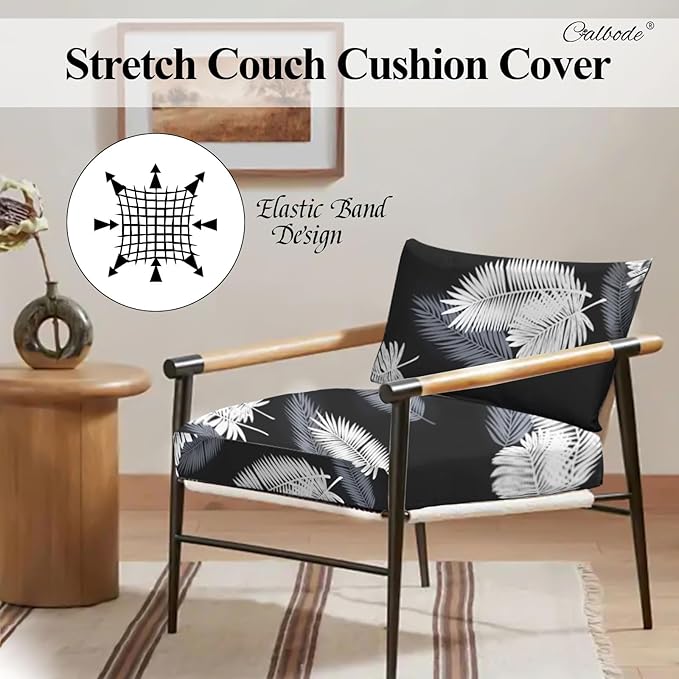 12Pcs Stretch Patio Cushion Covers Dustproof Outdoor Cushion Covers Washable - Image 4