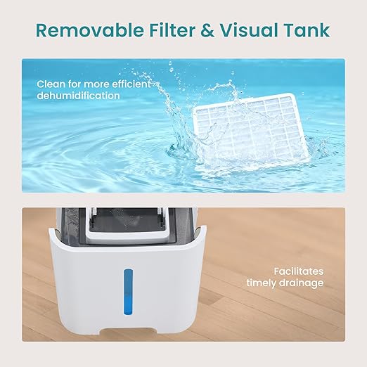OLIXIS 5, 500 Sq. Ft Dehumidifier, 80 Pints Dehumidifier - Image 10