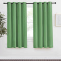 NICETOWN Blackout Curtain 57 inch Length, W55 x L57 Inch, Forest Green by NICETOWN