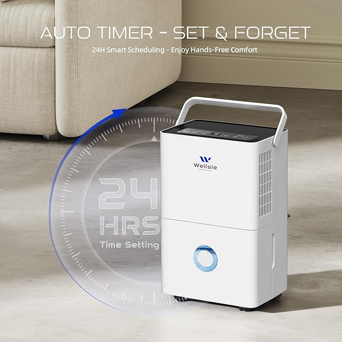 Energy Star Dehumidifier, Wellsle 80 Pints Dehumidifier - Image 5