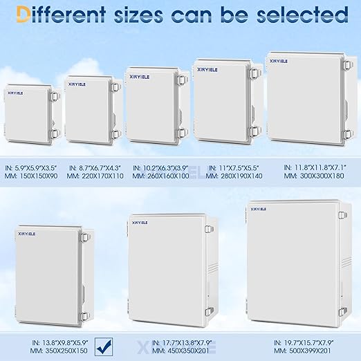 Waterproof Outdoor Project ABS Plastic Junction Box IP67 Weatherproof Dustproof - Image 4
