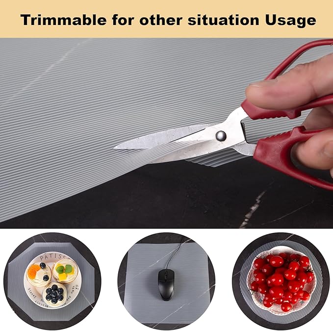 Shelf Liner, 17.5 Inches x 20 FEET Non-Slip Kitchen Cabinet Liner, Washable - Image 6