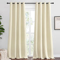NICETOWN Beige Room Darkening Curtains 108" Long by NICETOWN