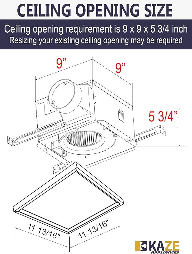 SNP100HL9 | 100 CFM | 0.8 Sone | Energy Star Certified | Humidity Sensing | - Image 7