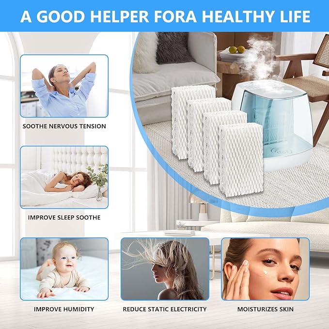 4 Pack Wf813 Eqwf813 Humidifier Filters Compatible - Image 6