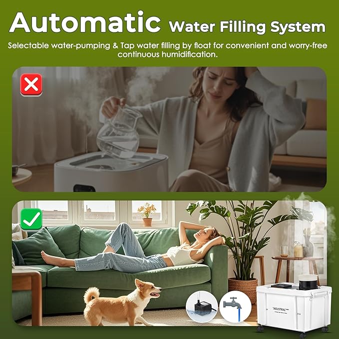 Mxmoonant 20kg/H Ultrasonic Mist Maker DIY Humidifier Kit, Adjustable Mist - Image 4