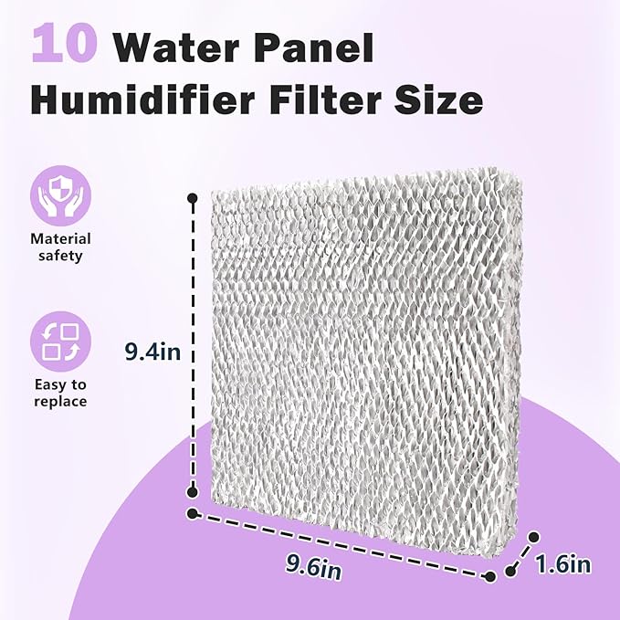 10 Humidifier Filter Water Panel Compatible - Image 2