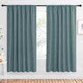 NICETOWN 2 Panels Blackout Curtains, Rod Pocket Window Curtains Room Darkning by NICETOWN