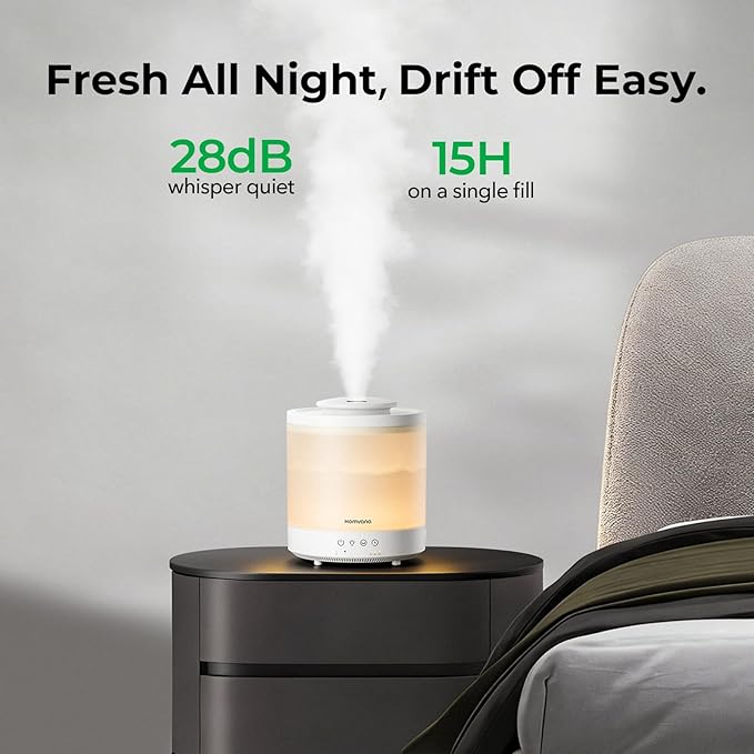 Homvana Small Humidifiers for Bedroom - Image 4