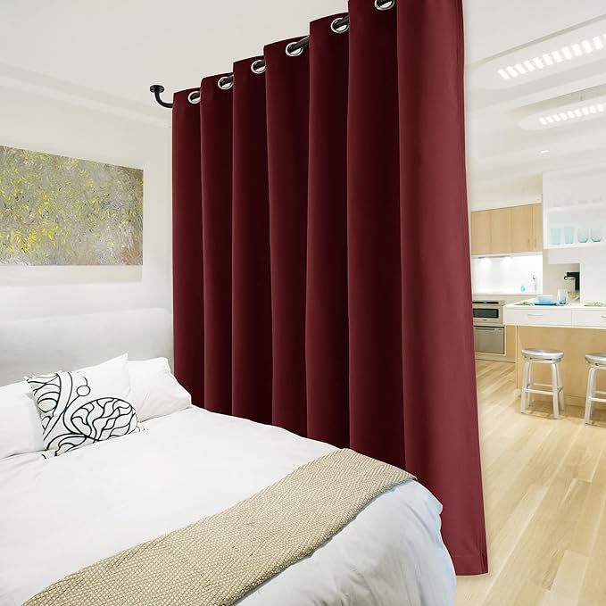NICETOWN Thermal Insulated 100% Blackout Drape, Noise Reducing Performance - Image 2