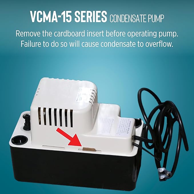 Little Giant VCMA-15ULT 115 Volt, 65 GPH, 1/50 HP Automatic Condensate Removal - Image 9