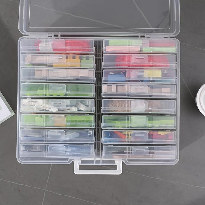 novelinks Transparent 4" x 6" Photo Organizers and Photo Storage Box - Image 4