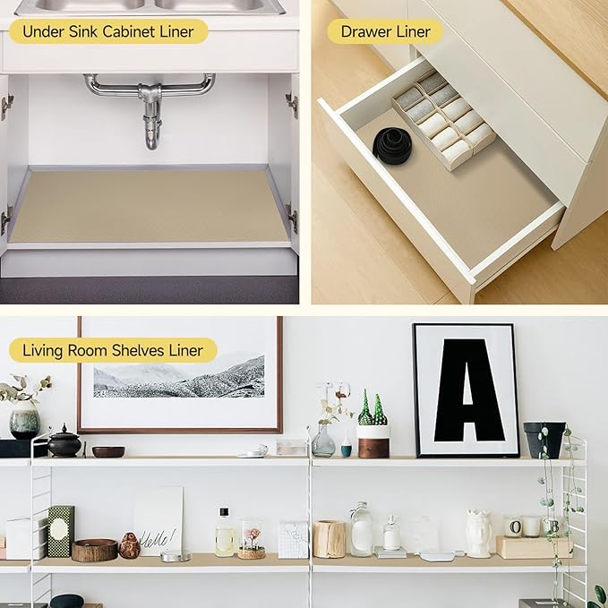 WochiTV Adhesive Shelf Liner 11.8 X 240 Inches Peel and Stick Kitchen Liner - Image 7