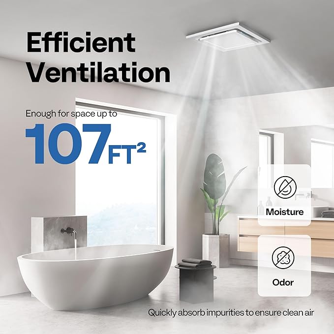 VIVOHOME Bathroom Exhaust Fan - Image 3