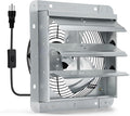 10 Inch Shutter Exhaust Fan, Wall Mount Attic Fan by Hipoilk