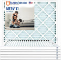 Filters Fast 15x30x1 Air Filter MERV 11, Made in the USA, Actual Size: by FiltersFast