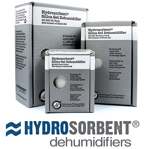 HYDROSORBENT® Gun Safe Dehumidifier Rechargeable Silica Gel 450 Gram Carton. - Image 6