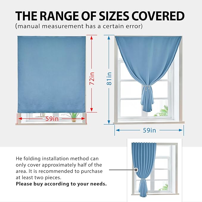 Magic Tape Stick on Portable Curtains - Image 3