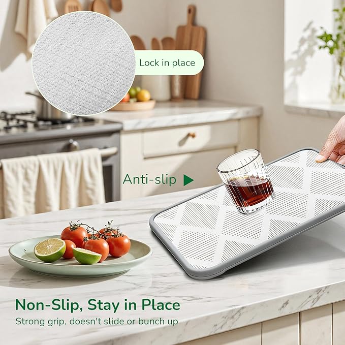 Shelf and Drawer Liners for Kitchen Cabinets Non-Adhesive 12" x20FT, Non-Slip - Image 2