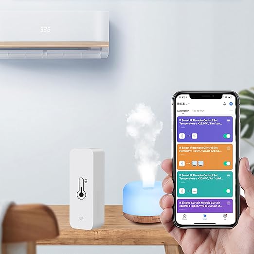 Tuya Smart Wireless Battery Powered Humidity and Temperature Sensor, Free Data - Image 4