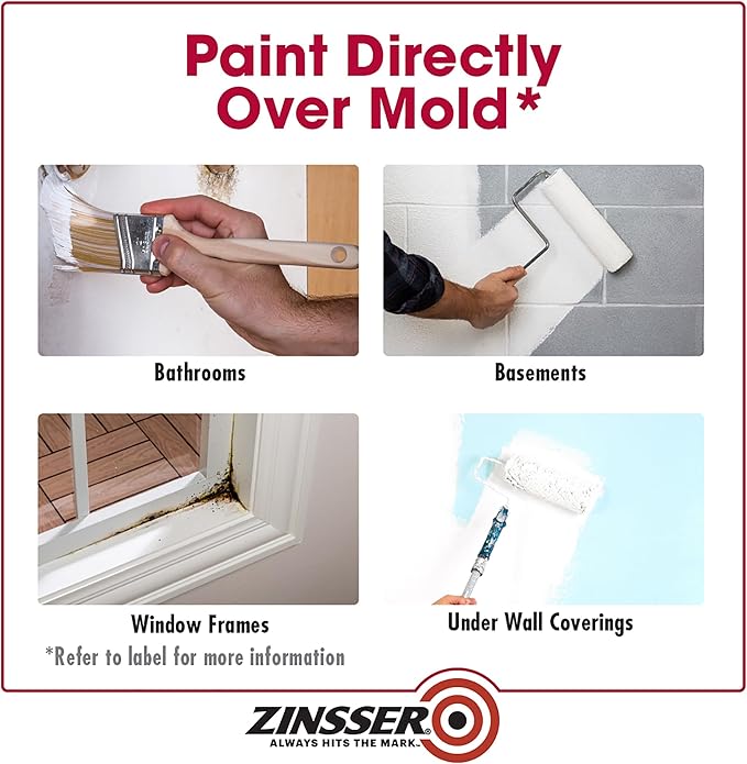 Zinsser 276049-2PK Mold Killing Primer, 2 Pack - Image 4