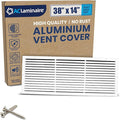 38x14 Inch Air Return Vent Cover Decorative – Premium Aluminum AC Vent Cover by LAMINAIRE