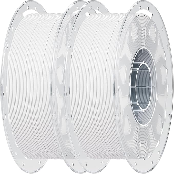 Creality 3D Printer Filament White & White, PLA Bundle 2 kg by Creality