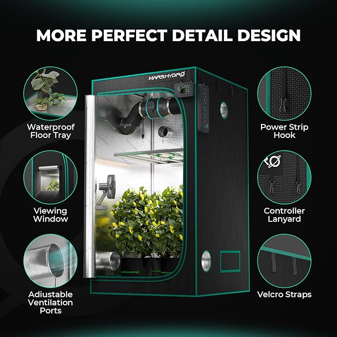 MARS HYDRO 3x1.6 Advanced Grow Tent, - Image 7