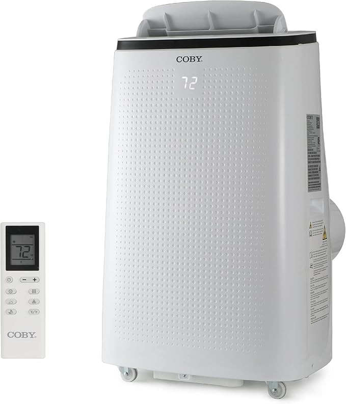 COBY Portable Air Conditioner 4-in-1 AC Unit, Dehumidifier & Fan, Air by Coby