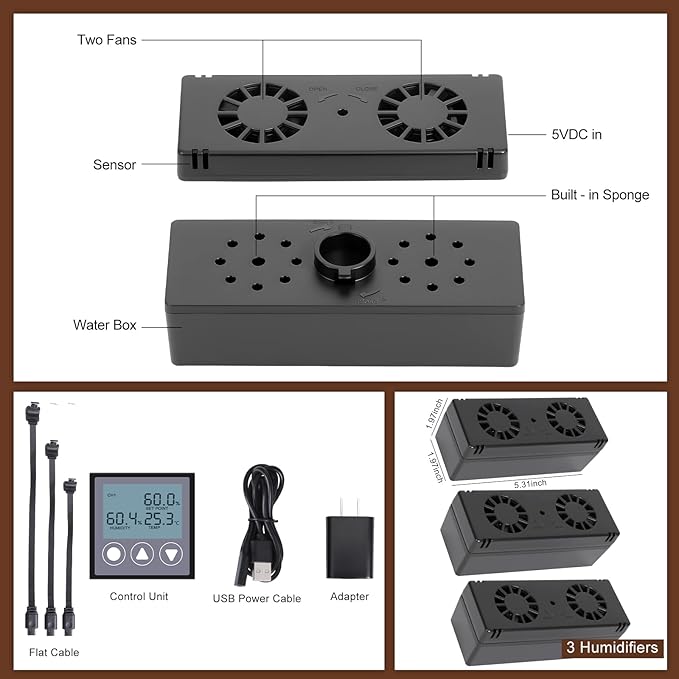 Electric Cigar Humidifier for Cigar Humidor Box - Image 4