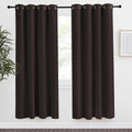 NICETOWN Toffee Brown Blackout Curtain 78 inch Long, W55 x L78, 1 Panel by NICETOWN