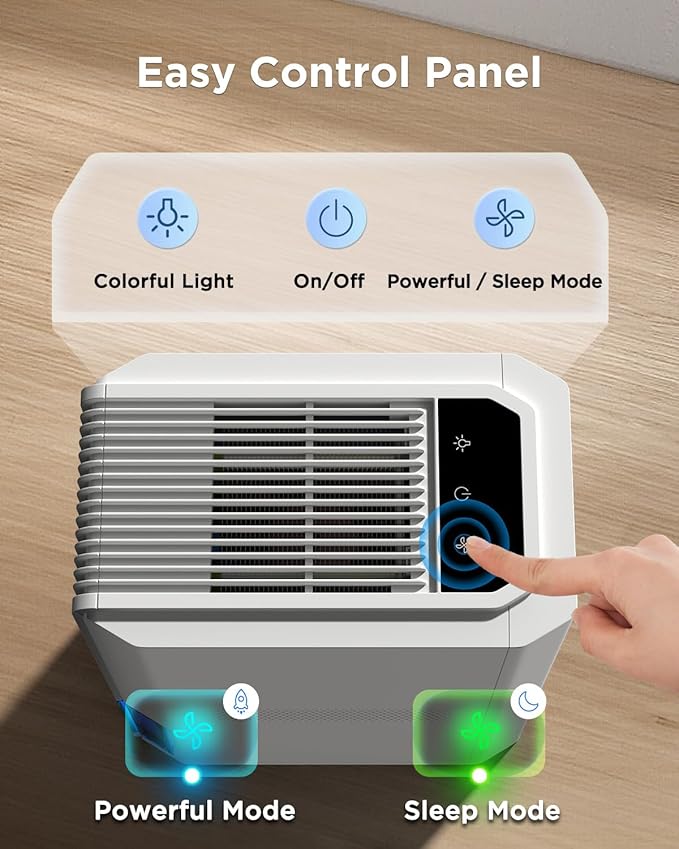 Max 45 oz/Day Dehumidifier for Home 1100 Sq Ft, EasyAcc Dehumidifiers for - Image 6