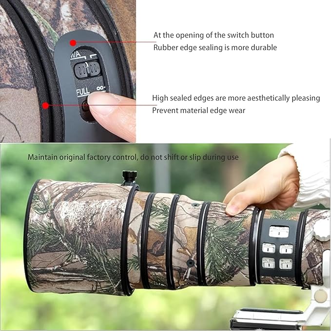 Lens Cover for Fujinon XF 150-600mm OIS WR Camouflage Camera Lens Protection - Image 3