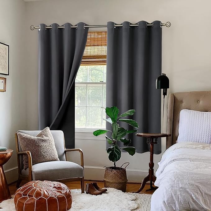 BGment Thermal Insulated 100% Blackout Curtains - Image 2