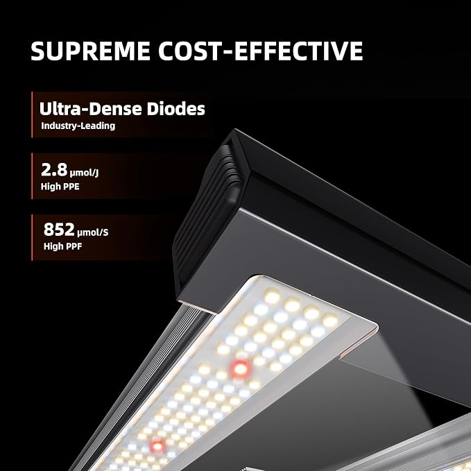 Spider Farmer G3000 Grow Tent Kit Complete 3x3x6ft, 300W Dimmable Bar Style LED - Image 3