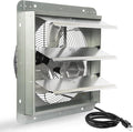 KEN BROWN 14 Inch Shutter Exhaust Fan, High Speed 1520CFM, Wall Mounted by KENBROWN