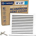 14x12 Inch Air Return Vent Cover Decorative – Premium Aluminum AC Vent Cover by LAMINAIRE